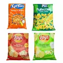 CHIPS MIX PACK OF 4 - LAYS/ KURKURE/PUFFCORN – image 1