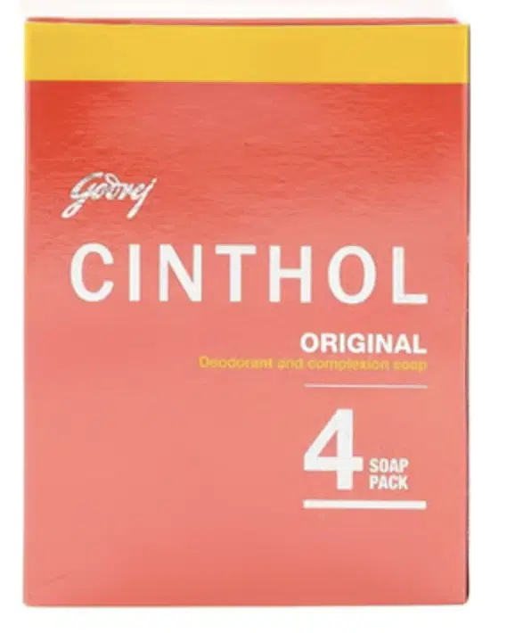 CINTHOL ORIGINAL BATHING SOAP 4 X 100 G