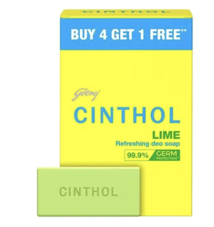 CINTHOL LIME BATH SOAP 4*150 gm