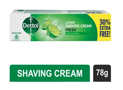 DETTOL FRESH - 30% EXTRA FREE - SHAVING CREAM