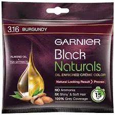 GARNIER GARNIER BLACK NATURALS BURGUNDY