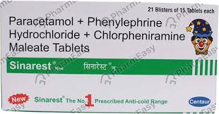 SINAREST COLD TABLETS (10 TABS)