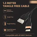 DURACELL 3A FAST CHARGING USB A TO TYPE C CABLE – image 2