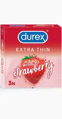 DUREX EXTRA THIN WILD STRAWBERRY 2 N BUY 1 GET 1 FREE – image 1