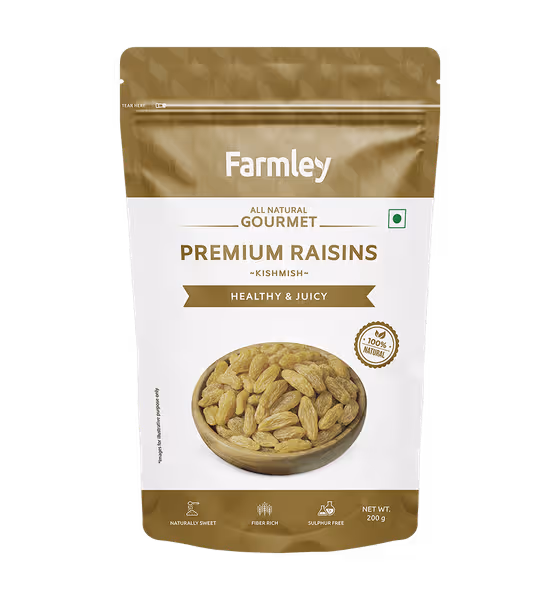KISHMIS LONG SIZE - FARMLEY RAISINS KISMIS