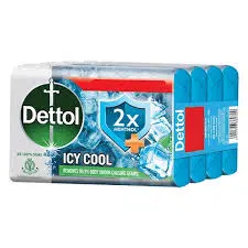 DETTOL ICY COOL SOAP 4*100GM
