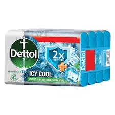 DETTOL ICY COOL SOAP 4*100GM