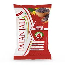 PATANJALI KACHI GHANI MUSTARD OIL POUCH 1L