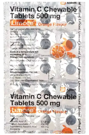 LIMCEE VITAMIN C 500MG CHEWABLE (15 TABS)