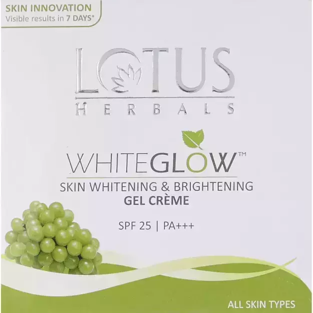 LOTUS HERBALS WHITEGLOW SPF 25 PA+++ ALL SKIN TYPES