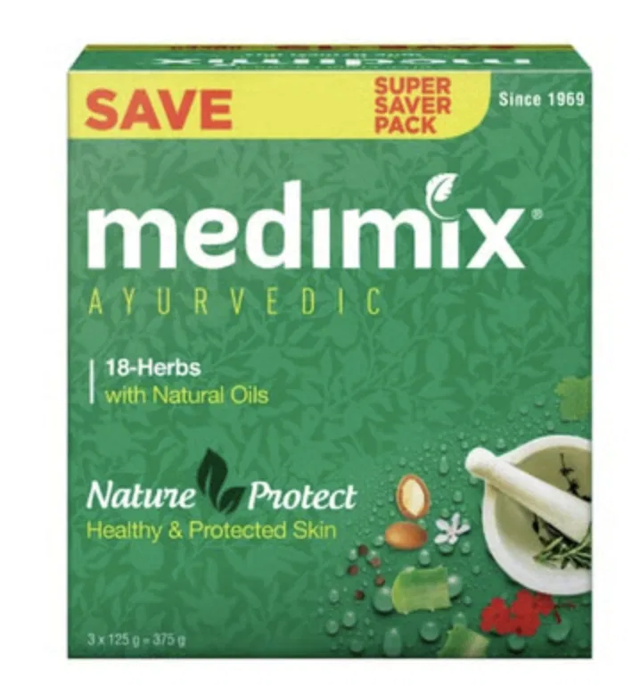 MEDIMIX AYURVEDIC SOAP WITH 18 HERBS - (PACK OF 3)