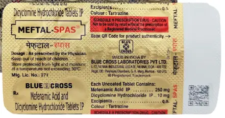MEFTAL SPAS MENSTRUAL PAIN RELIEF (10 TABS)