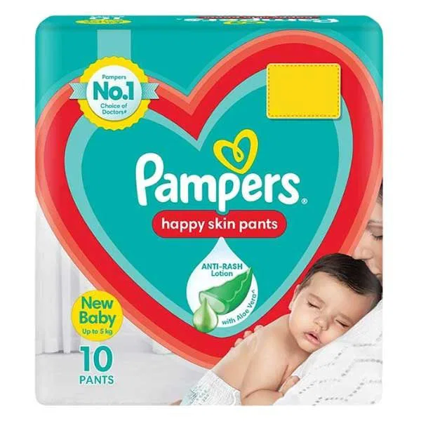 PAMPERS BABY DIAPER PANT NB - 10 PC