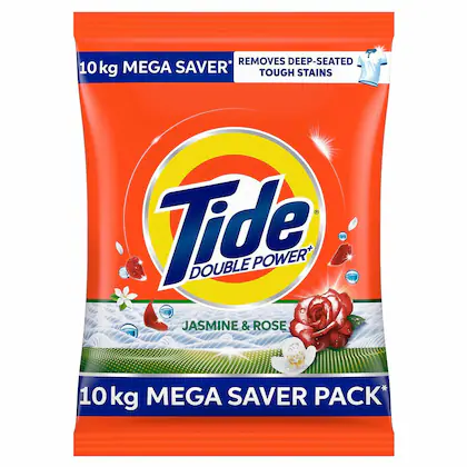 TIDE PLUS DETERGENT WASHING POWDER - 10KG MEGA SAVER PACK