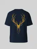 Wild Deer Navy Blue Tee – image 1