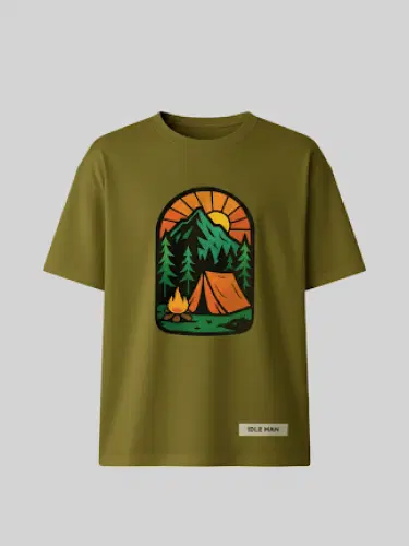 Outdoor Olive Green Tee