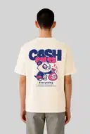 Cash Rules Streetwear Off White Tee – image 2