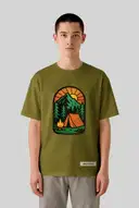 Outdoor Olive Green Tee – image 3