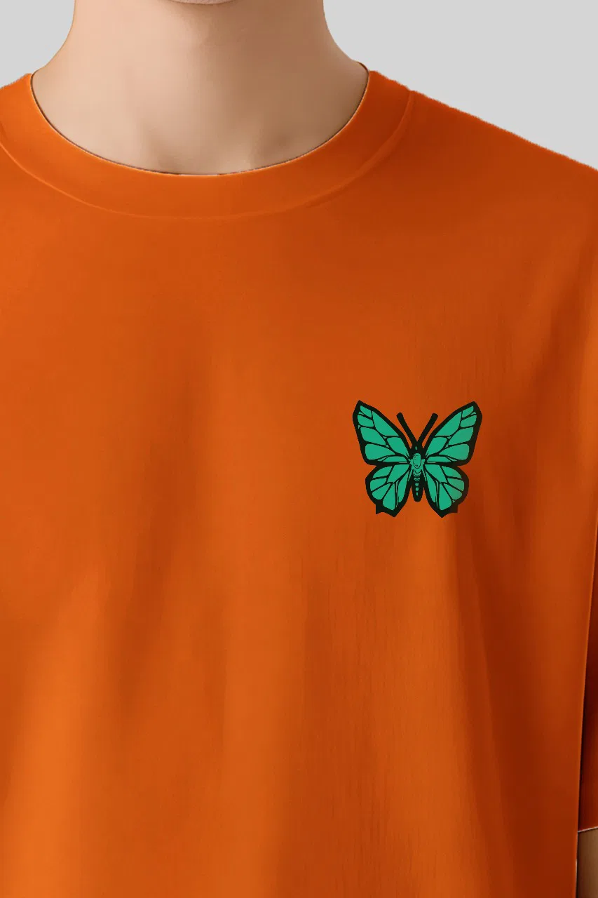 Typography Streetwear Burnt Orange Tee