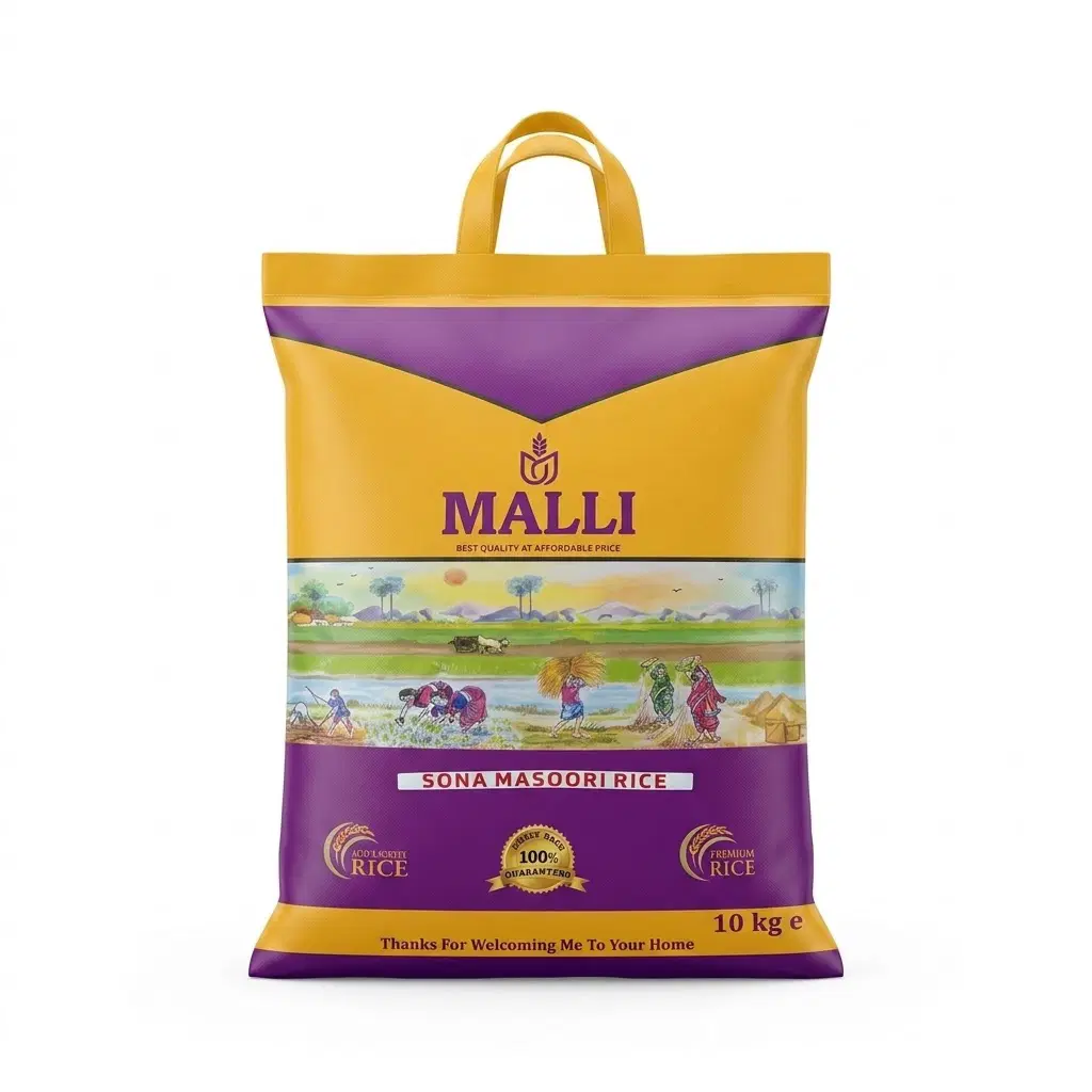 Malli Premium Sonamasoori Rice 10kg