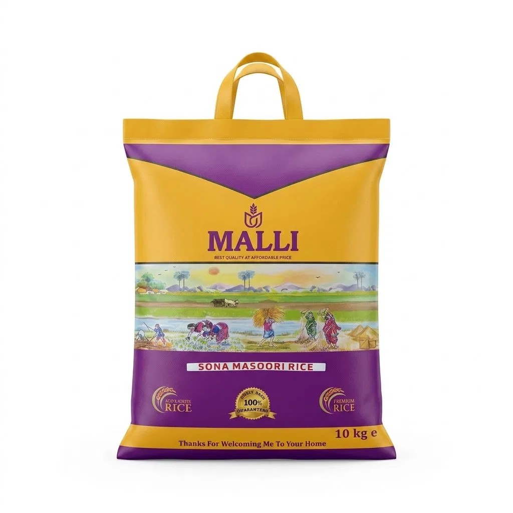 Malli Premium Sonamasoori Rice 10kg