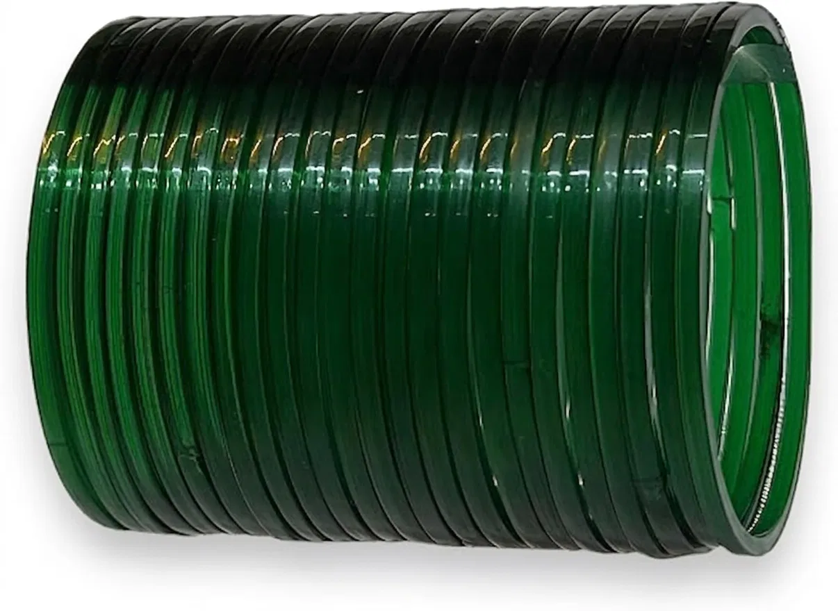 Green Coloured Glass Bangles