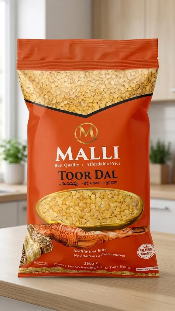 Toor Dal 2kg by Malli