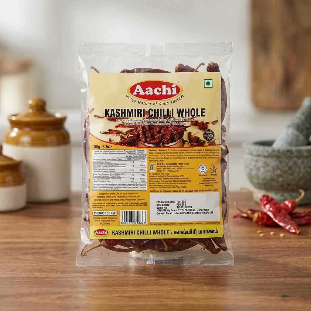 Aachi Dry Kashmiri Chilli 100g