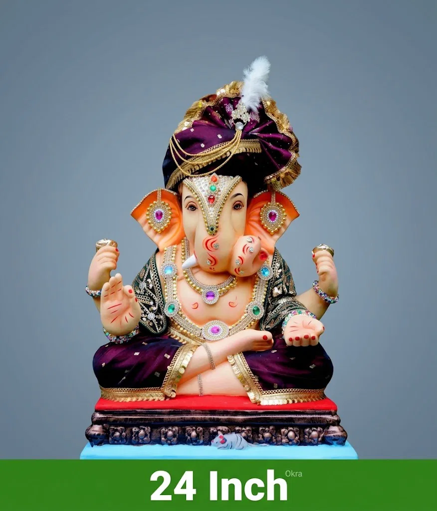 Shree Siddhivinayak Maharaj - 24 Inch