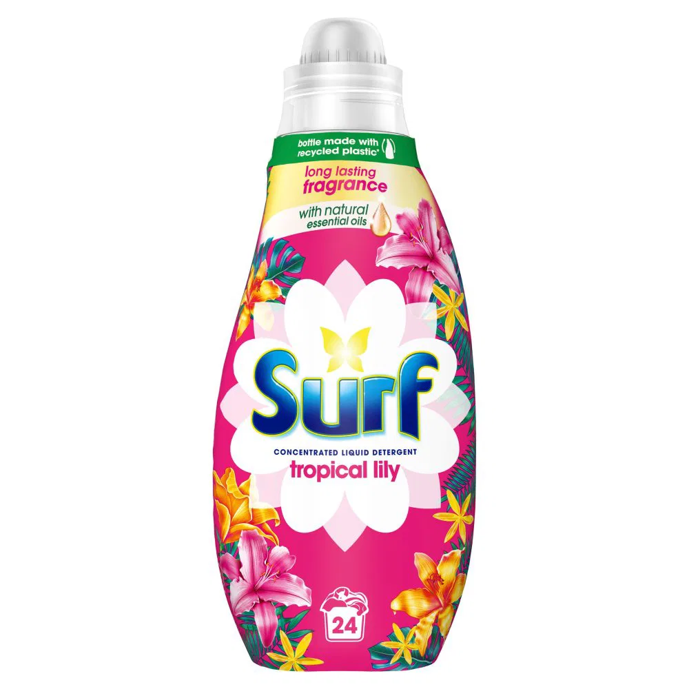 Surf Tropical Lily Liquid Laundry Detergent 648ml