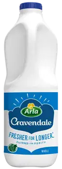 Arla Cravendale Whole Milk 2L (Fresh For Longer) – image 1