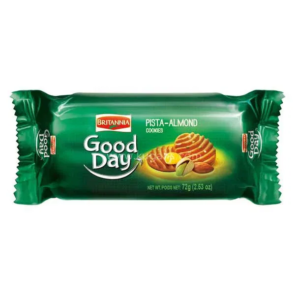 Britannia Good Day Pista Almond Biscuits 72g