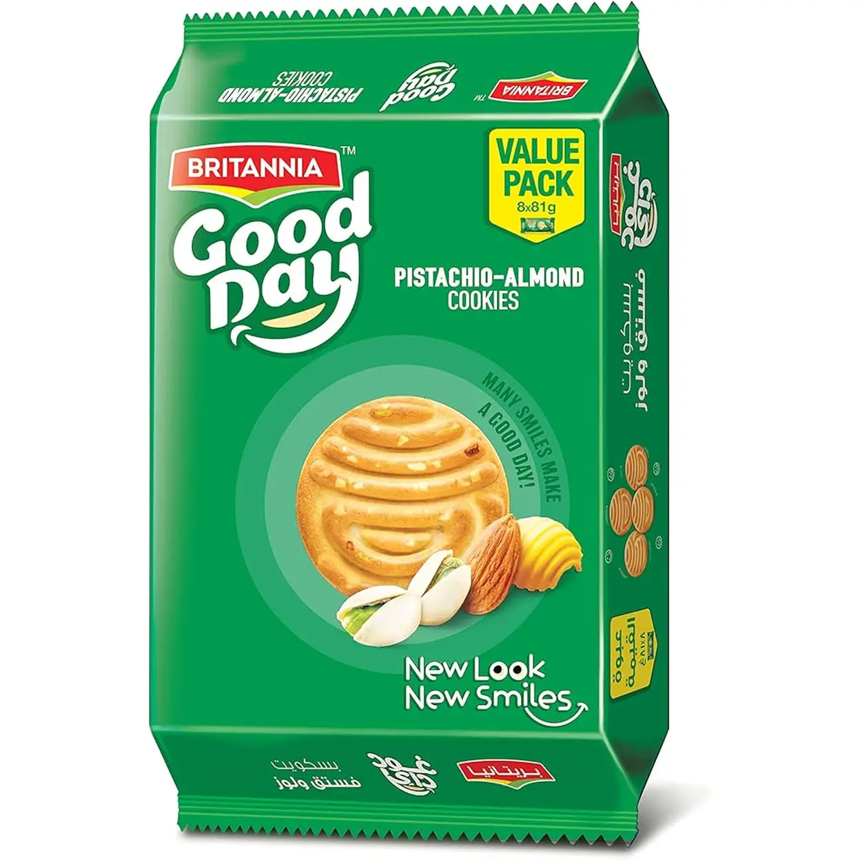Britannia Good Day Pista Badam Biscuits 648g