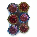 Diwali Designed Color Clay Diya 6peices – image 1