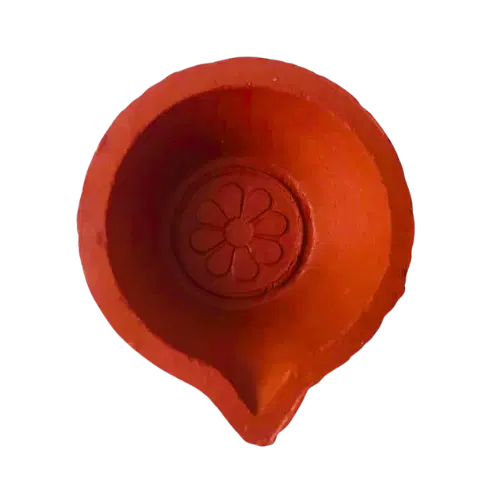 Mud Lamp / Diya - Plain (2 Inch, Single Face)