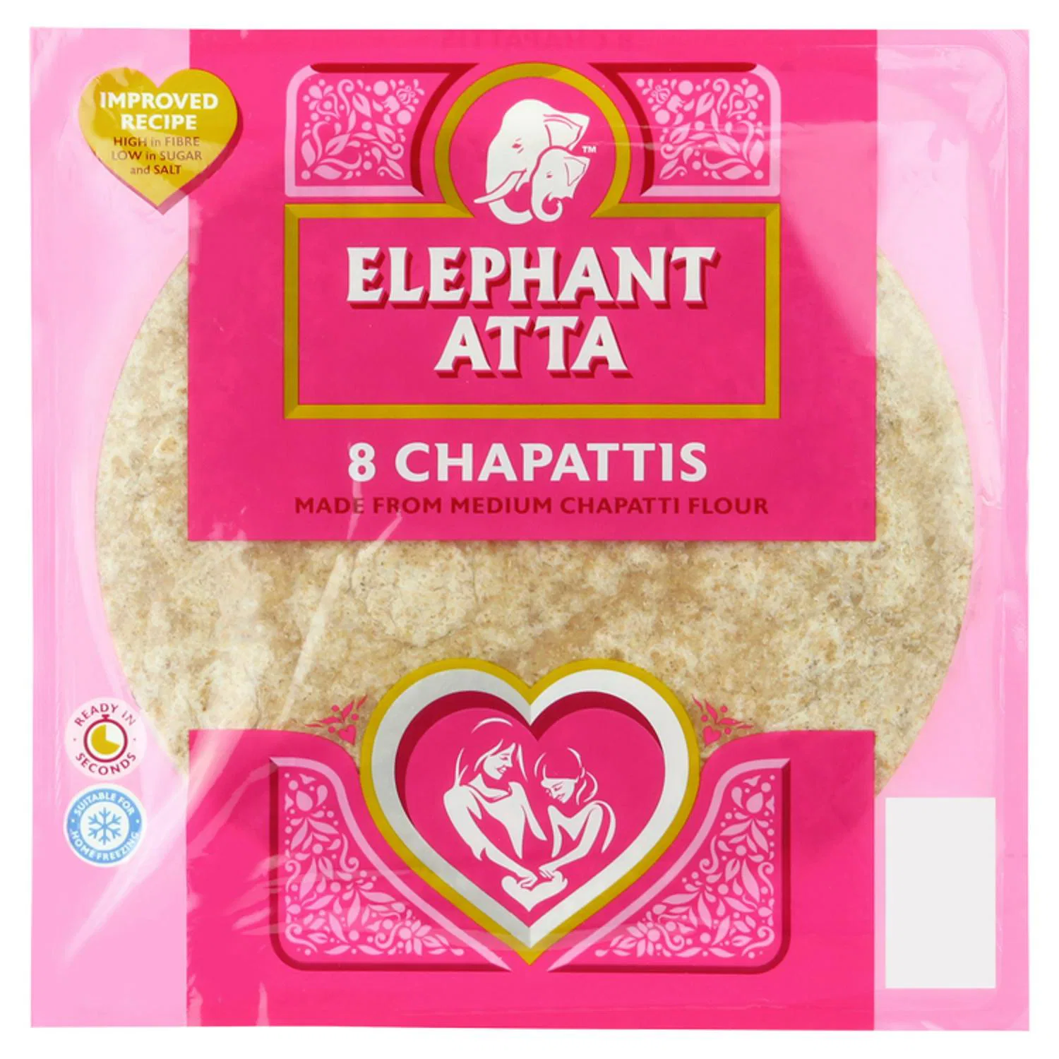 Elephant Chapathi / Roti (Ready to Eat) 8pc