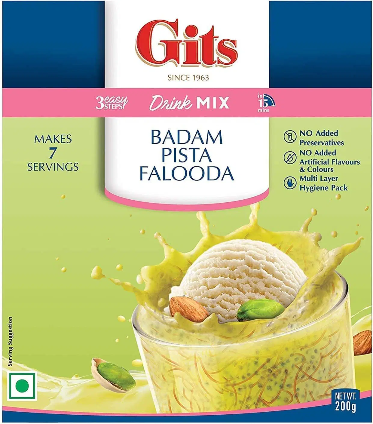Gits Falooda Badam Pista Mix 200g