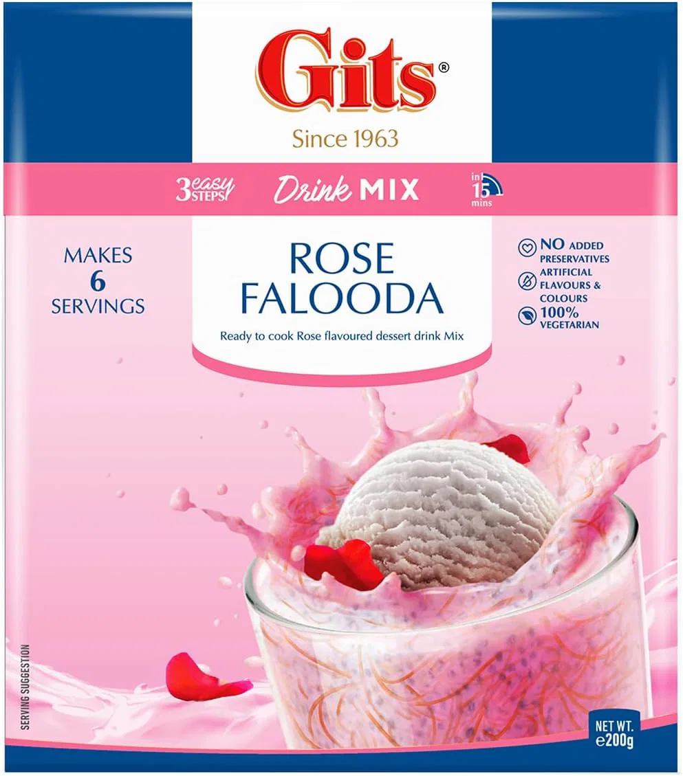Gits Falooda Rose Mix 200g