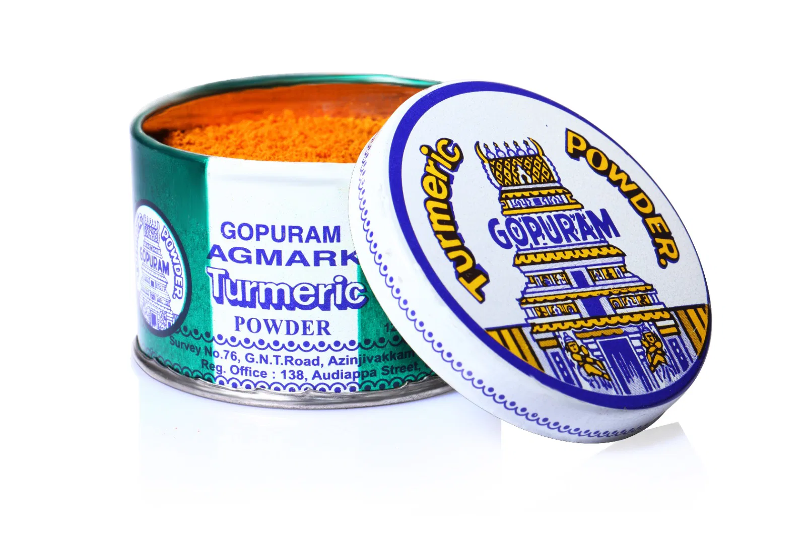 Gopuram Turmeric Powder in Manjal