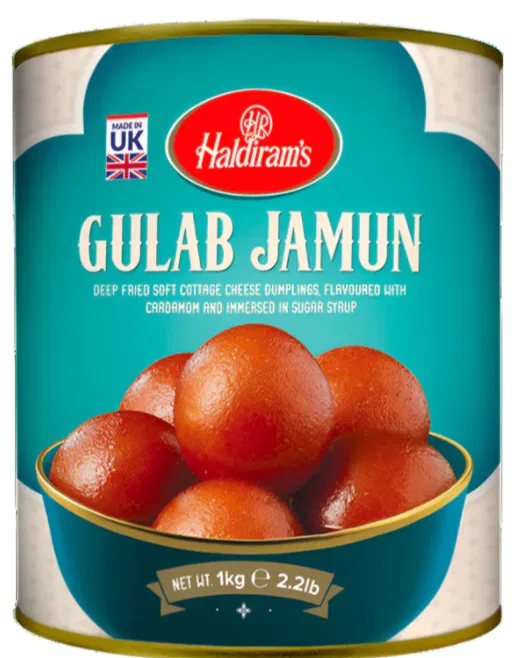Gulab Jamun by Haldiram 1Kg (Tin)