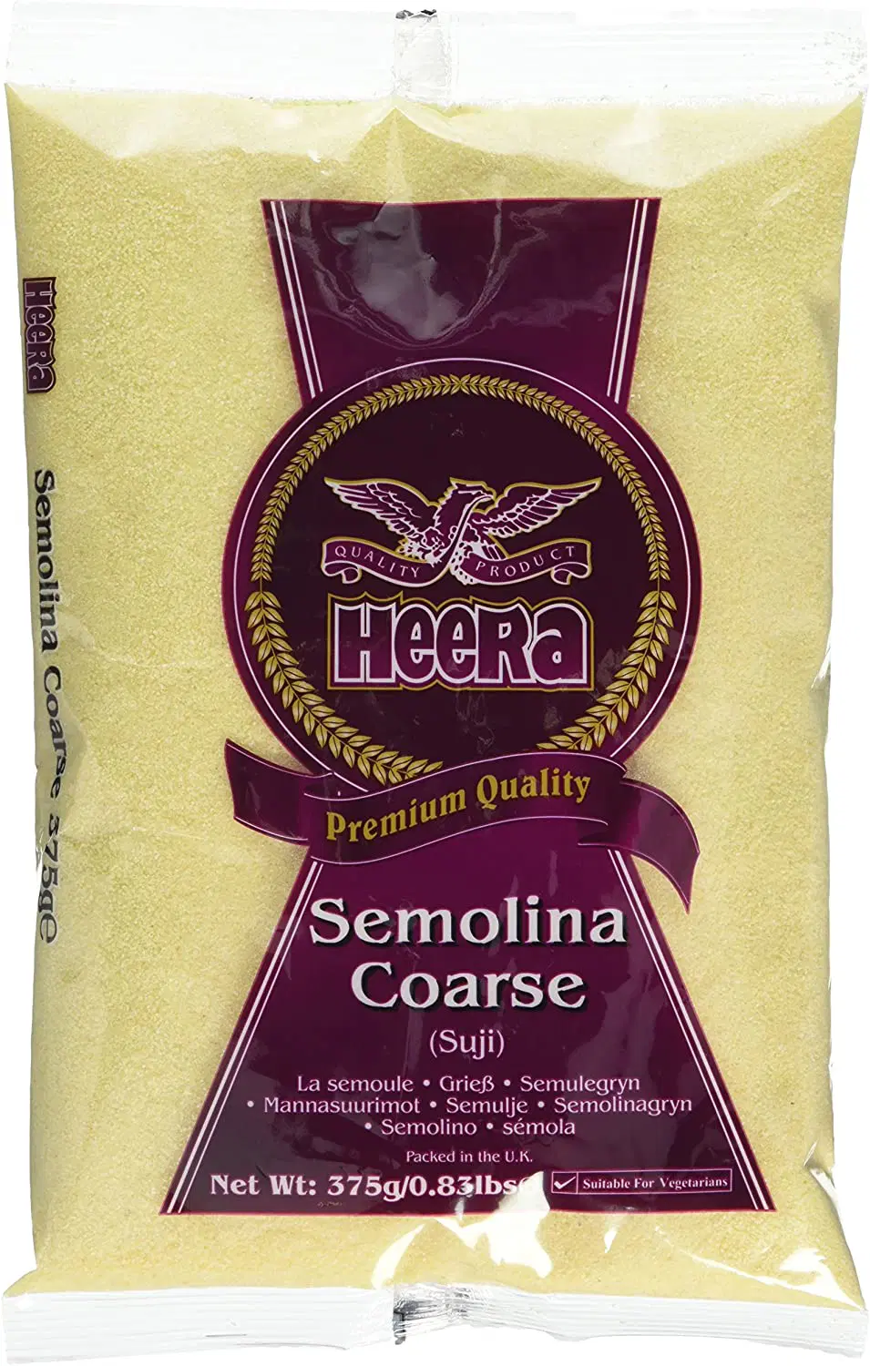 Heera Semolina Coarse / Suji /Sooji  375g