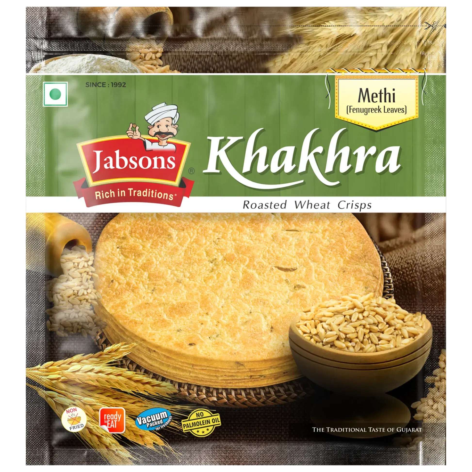 Jabsons Methi Khakhra 180g