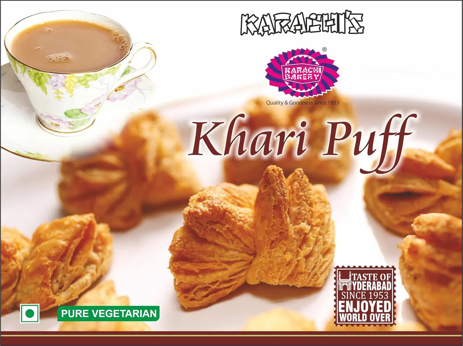 Karachi Bakery Plain Twisted Khari Puff 200g