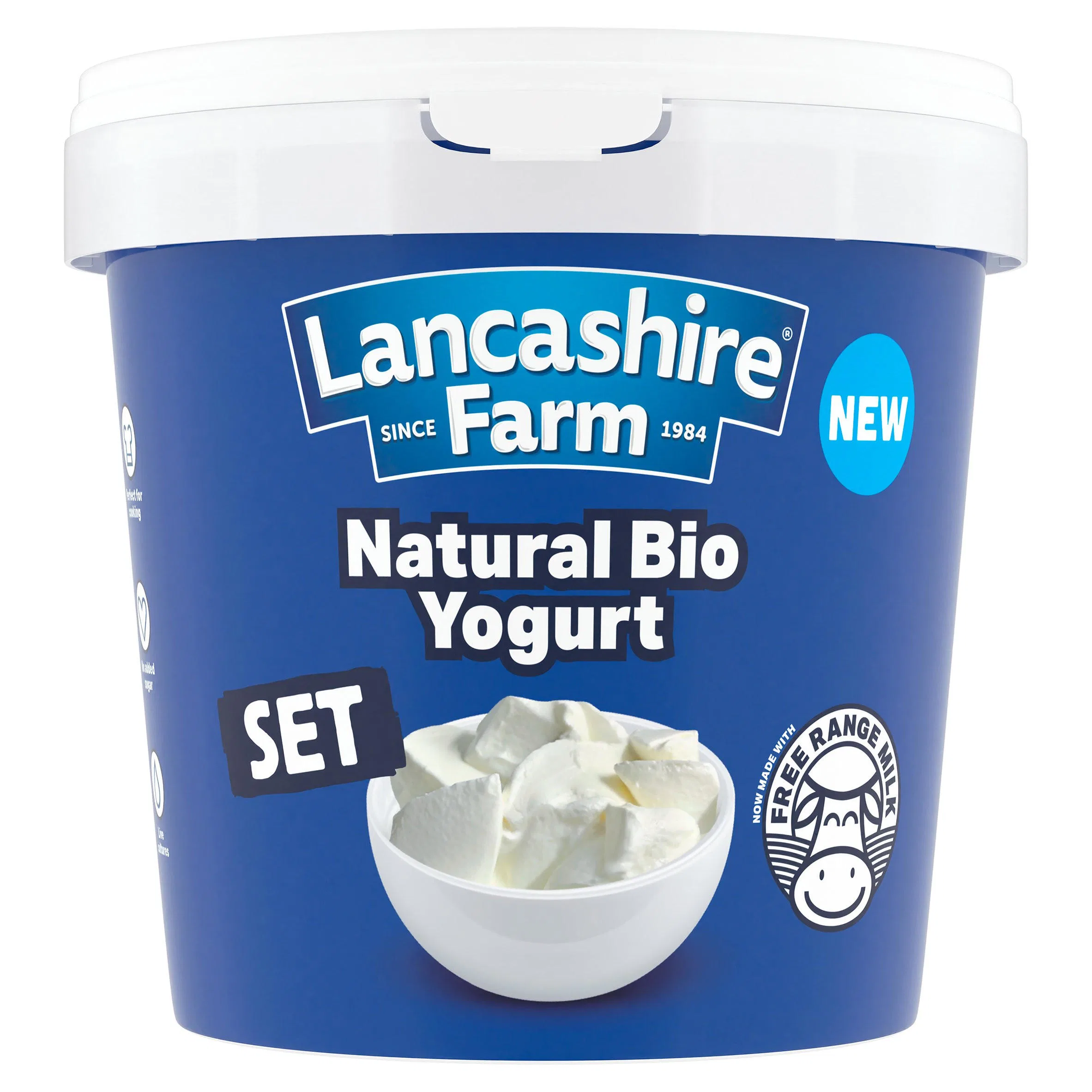 Lancashire Farm Natural Bio Set Yogurt 1kg