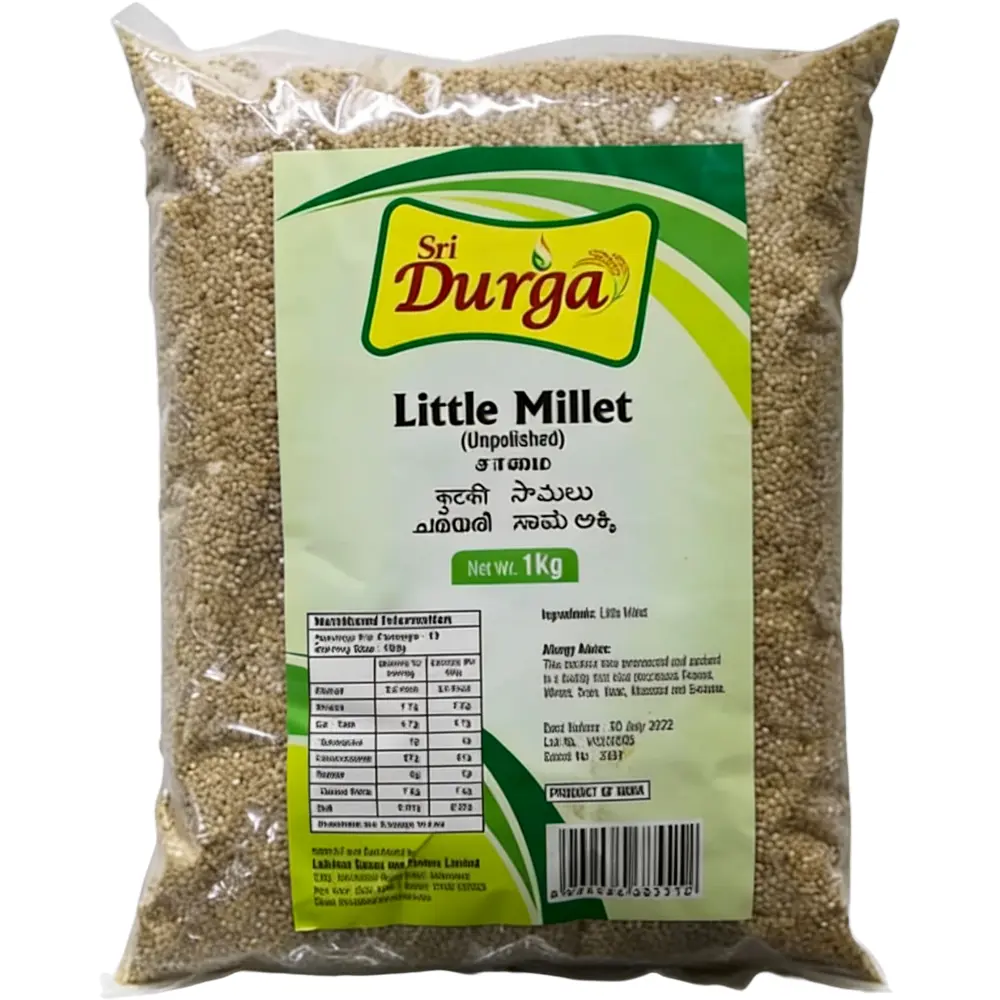 Little Millet / Kutki / Samulu Unpolished 1kg by Sri Durga