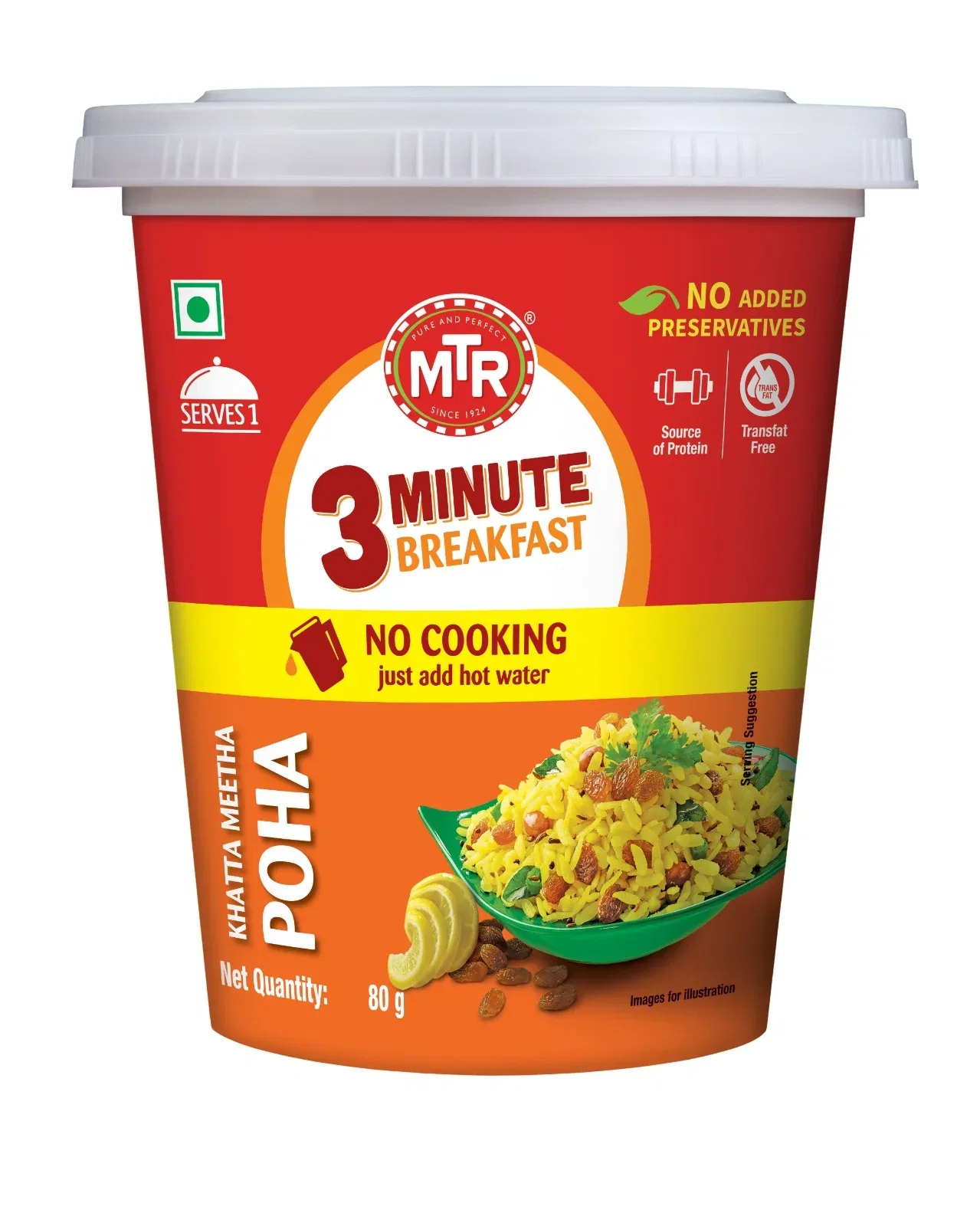 MTR Instant Khatta Meetha Poha 80g