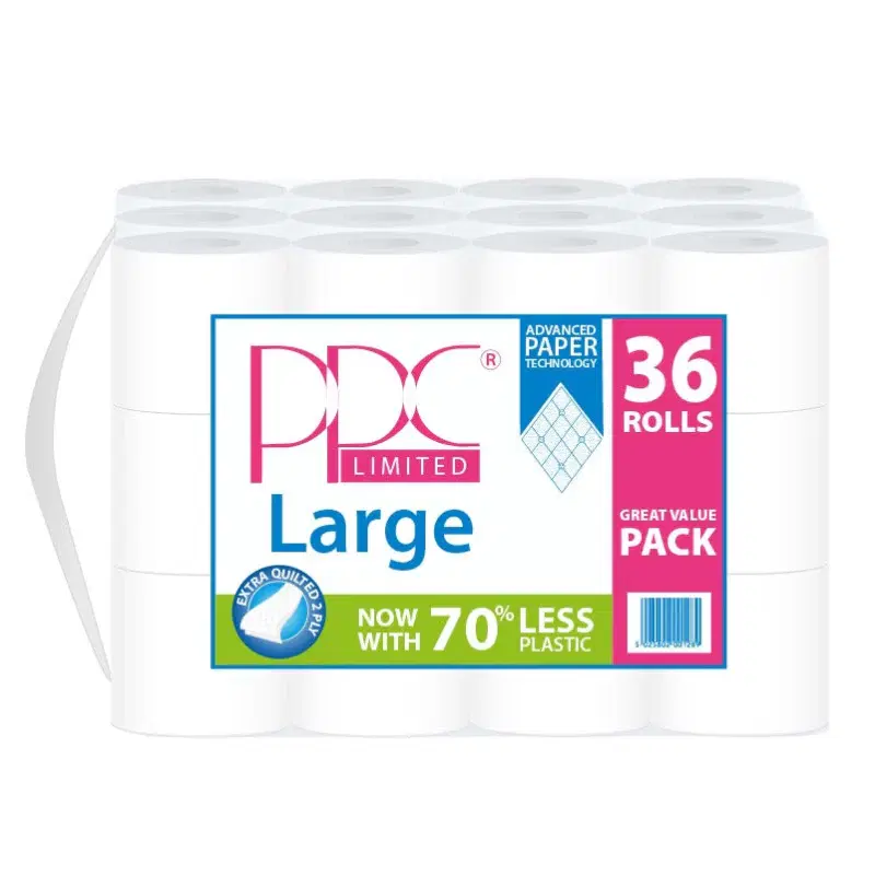 PPC Toilet Tissues / Tissue Rolls Large 36 Rolls