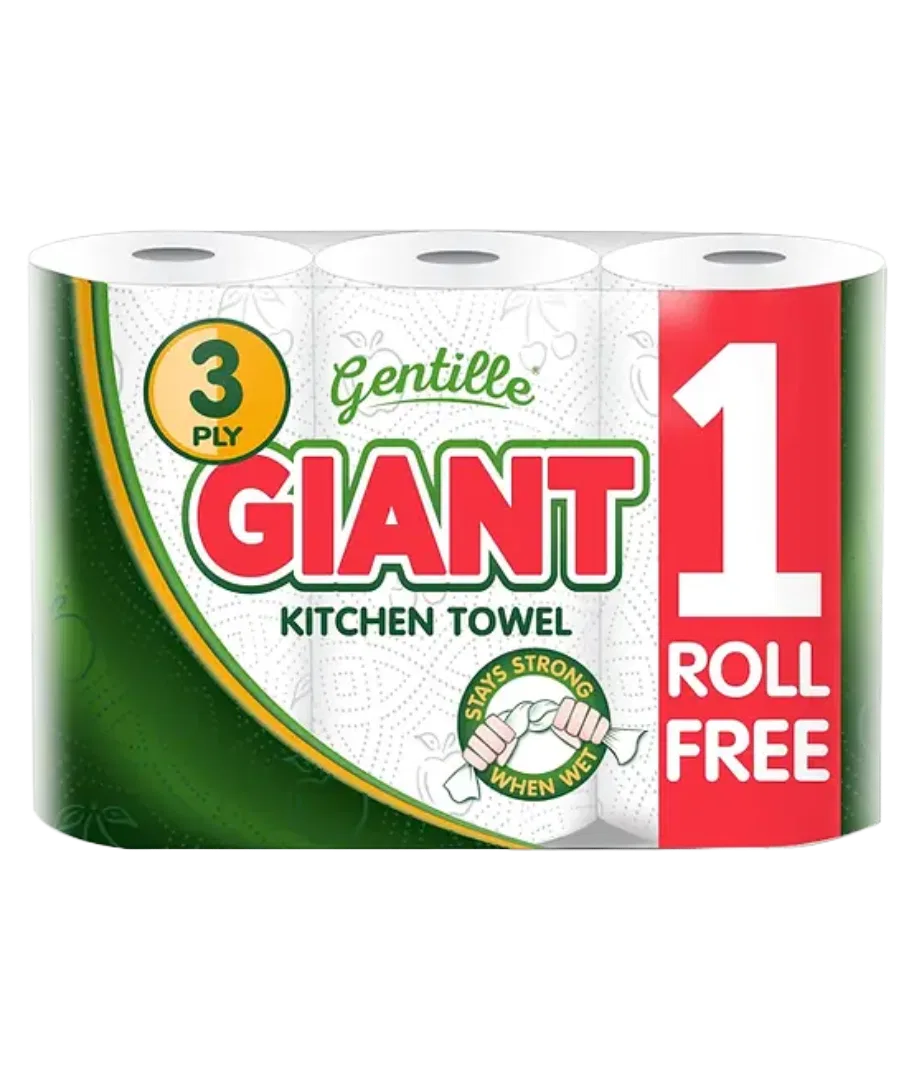Kitchen Tissues 3ply 3 rolls / Kitchen Towels by Gentille Giant 