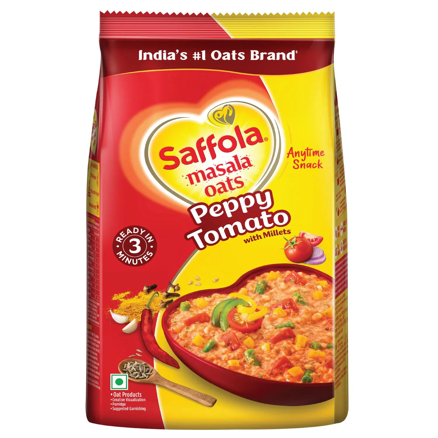 Saffola Masala Oats - Peppy Tomato 500g
