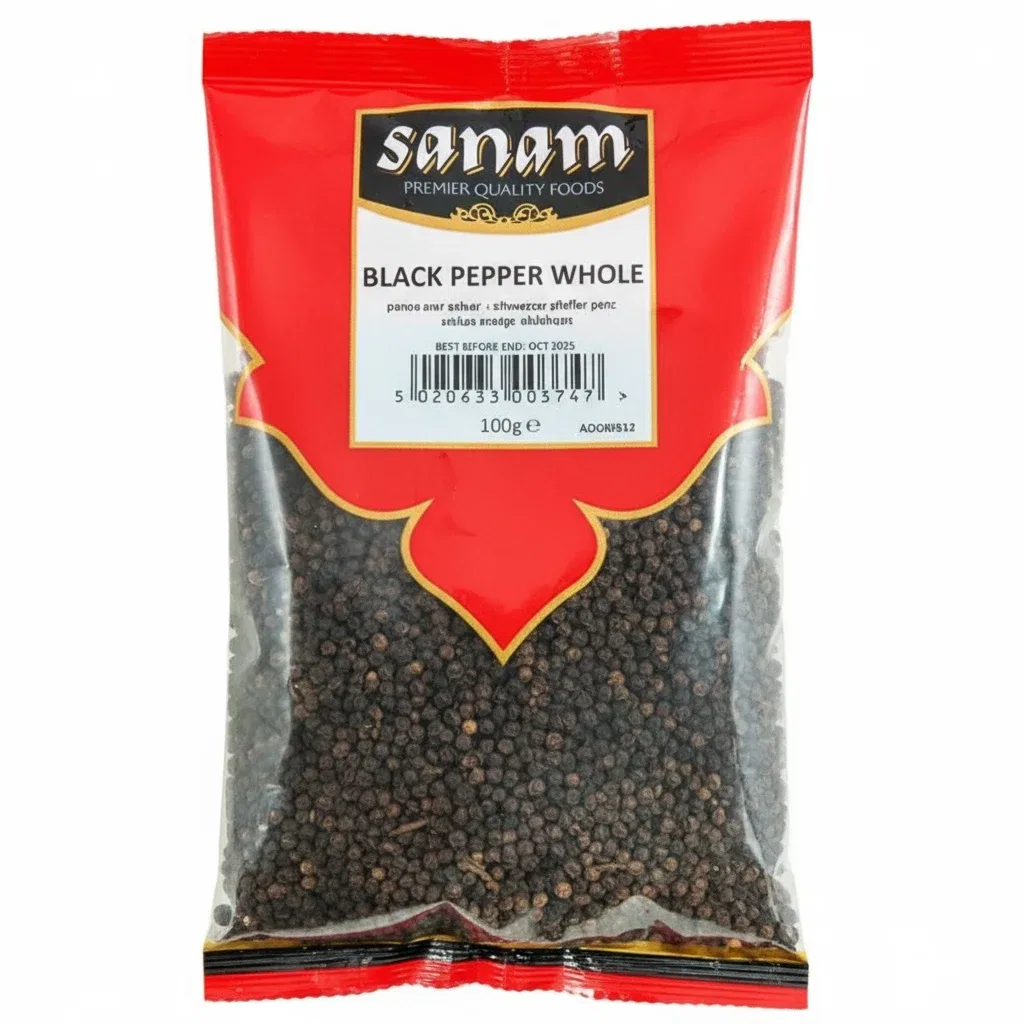 Sanam Black Pepper Whole 100g